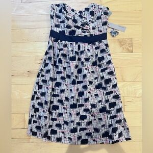 NWT Anthropologie silk dress burlapp sz 2